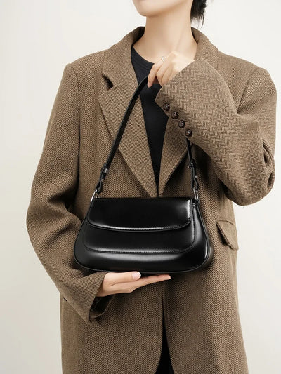 Luxury Cow Leather Women’s Crossbody Shoulder Bag