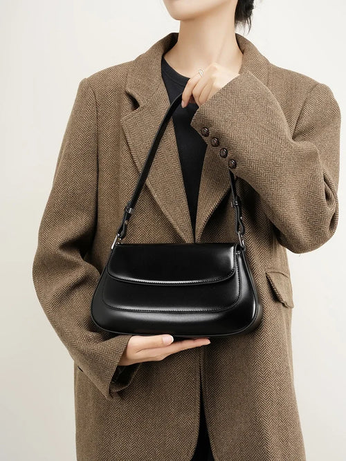 Luxury Cow Leather Women’s Crossbody Shoulder Bag